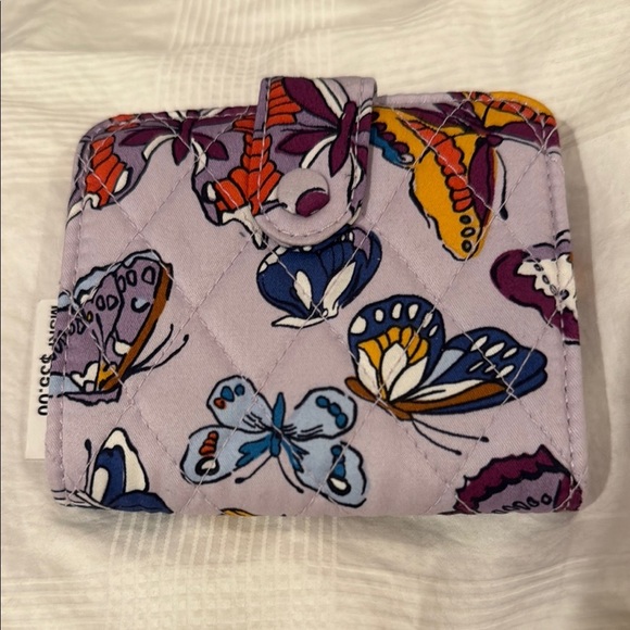 Vera Bradley Handbags - VERA BRADLEY Small Tab Wallet “Wing in Flight” NWT